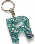 Letter R keychain
