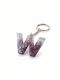 Letter W keychain